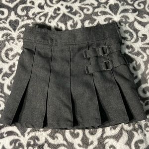Gray uniform skirt
